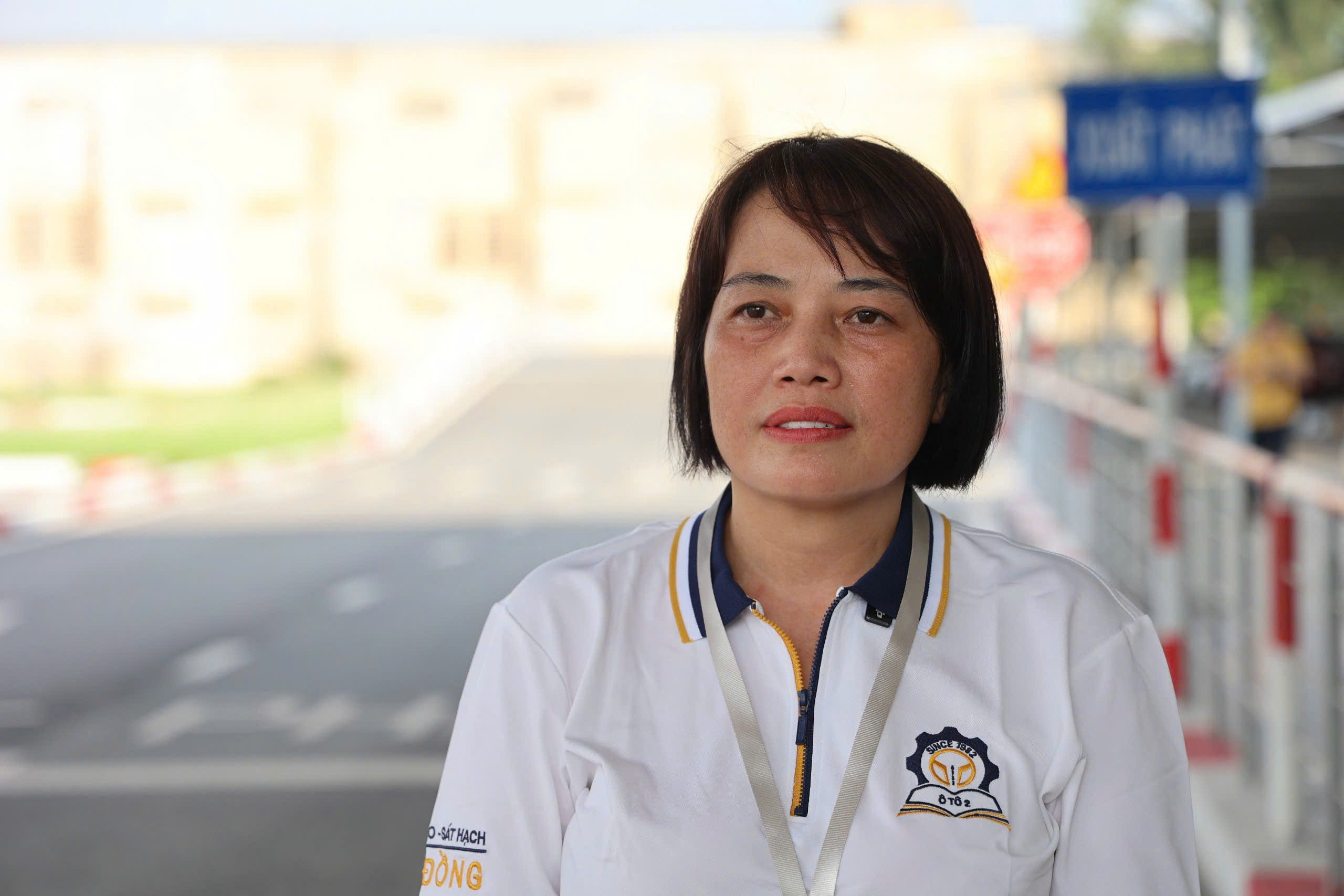 Bà Tạ Thanh Phương – Giám đốc Trung tâm sát hạch lái xe của Công ty cổ phần vận tải ô tô số 2