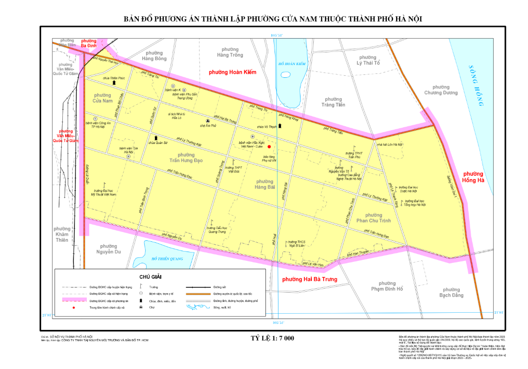 Bản đồ phường Cửa Nam