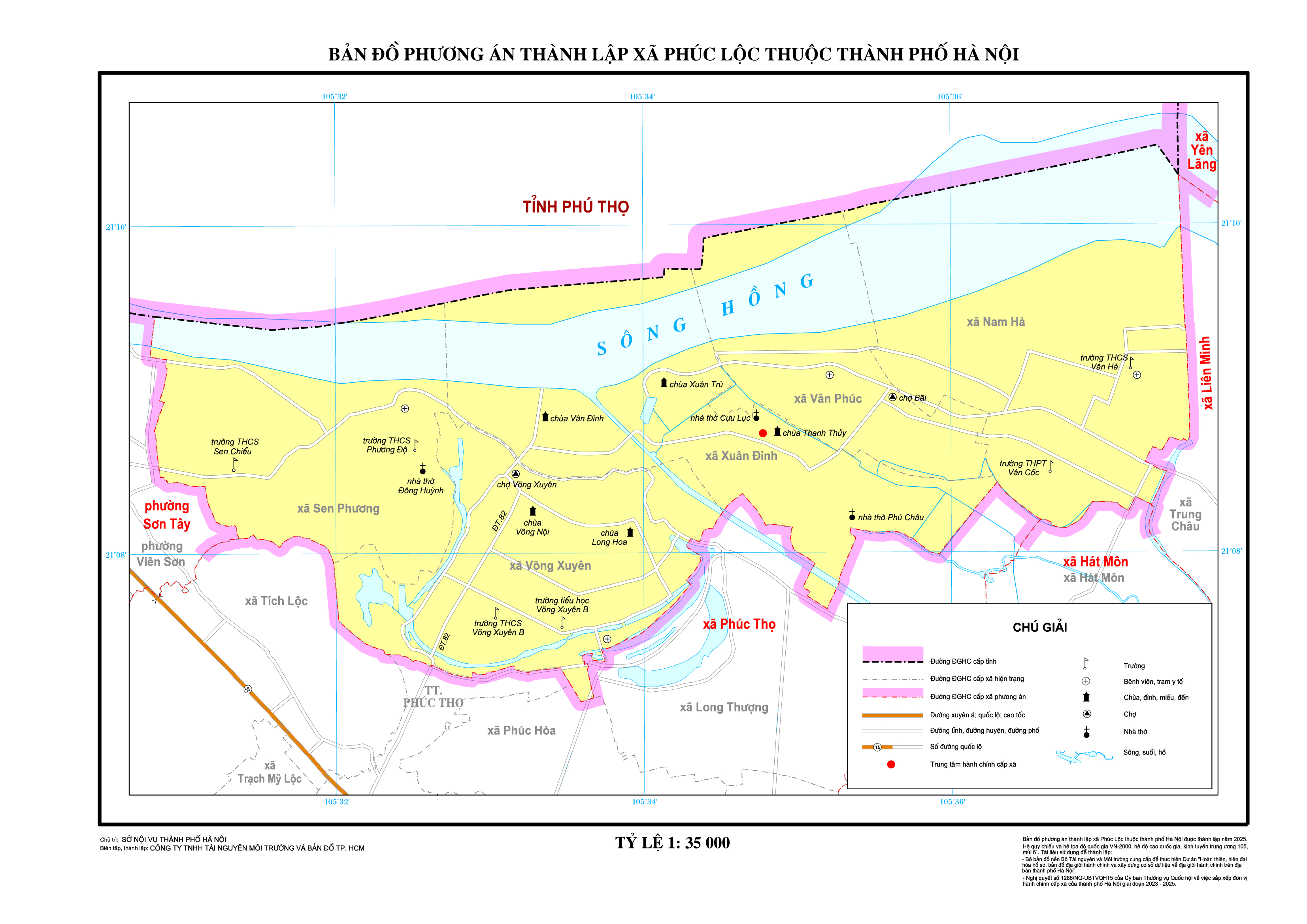 Bản đồ xã Phúc Lộc